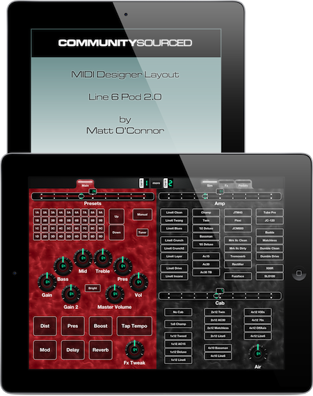Title for Community Layout for Line 6 Pod 2.0